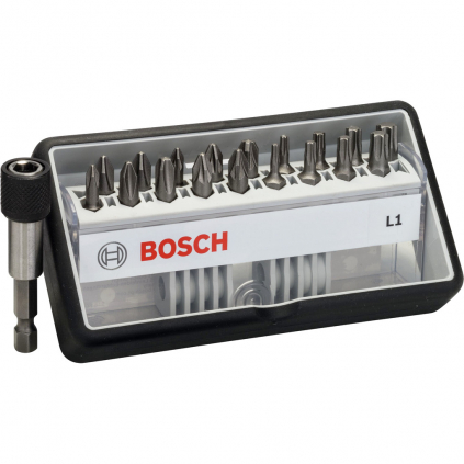 Bosch Skrutkovacie hroty Extra Hart, súprava Robust Line L1  + DARČEK Delta Plus Zátky do uší 1 pár CONIC001