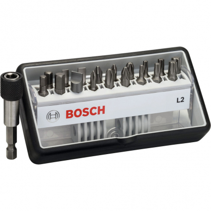 Bosch Skrutkovacie hroty Extra Hart, súprava Robust Line L2  + DARČEK Delta Plus Zátky do uší 1 pár CONIC001