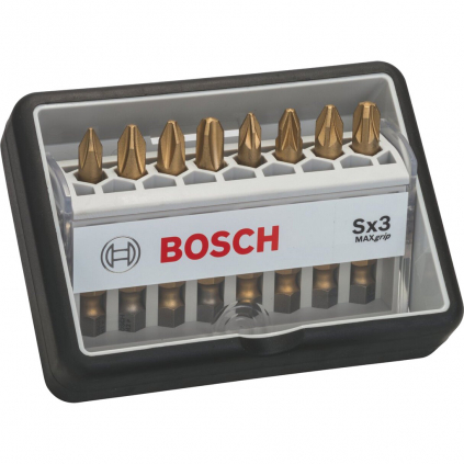Bosch Skrutkovacie hroty Max Grip, súprava Robust Line Sx3  + DARČEK Delta Plus Zátky do uší 1 pár CONIC001