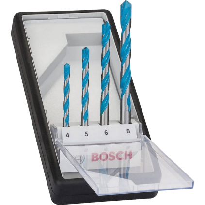 Bosch Vrtáky Robust Line CYL-9, 4-dielna súprava, pr. 4/5/6/8 mm