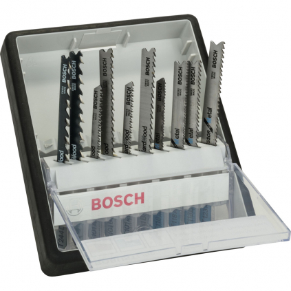 Bosch 10-dielna súprava pílových listov Robust Line WoodandMetal  + DARČEK Delta Plus Zátky do uší 1 pár CONIC001
