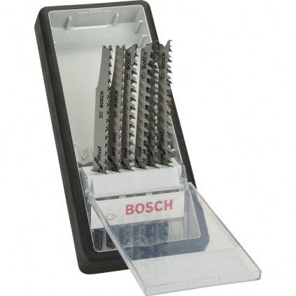 Bosch 6-dielna súprava pílových listov Robust Line Wood Expert  + DARČEK Delta Plus Zátky do uší 1 pár CONIC001