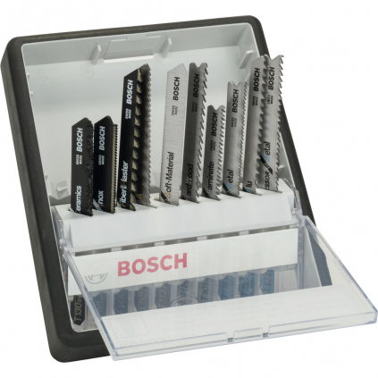Bosch 10-dielna súprava pílových listov Robust Line Top Expert  + DARČEK Delta Plus Zátky do uší 1 pár CONIC001