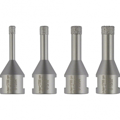 Bosch Diamantové vrtáky Best for Ceramic, 4-dielna súprava  + DARČEK Delta Plus Zátky do uší 1 pár CONIC001