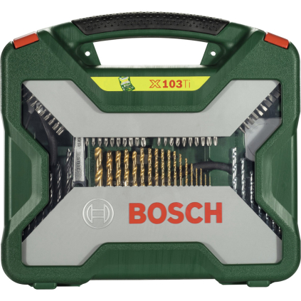 Bosch 100-dielny X-Line-Set Titanium  + DARČEK Delta Plus Zátky do uší 1 pár CONIC001