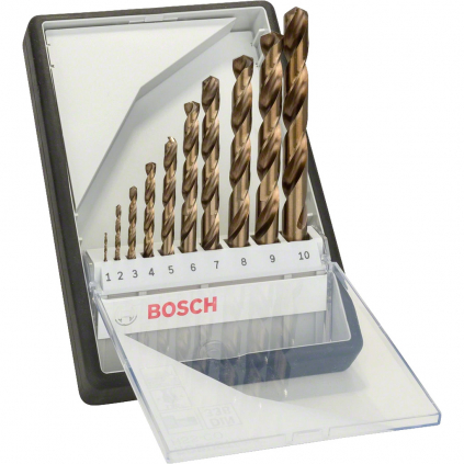 2607019925 Bosch Vrtáky do kovu Robust Line HSS-Co 135°, 10-dielna súprava 3165140517058 - 