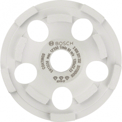 Bosch Diamantový miskovitý kotúč 125 mm Best for Protective Coating  + DARČEK Delta Plus Zátky do uší 1 pár CONIC001
