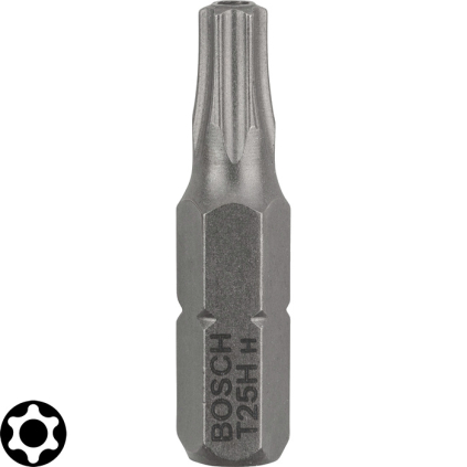 2608522012 Bosch Skrutkovací hrot Extra Hart T25H, L 25 mm, 2 ks 3165140608213 - 