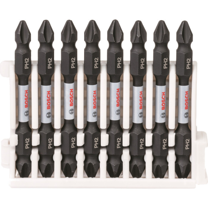 2608522337 Bosch Skrutkovací hrot obojstranný Impact Control PH2 Pick and Click, L 65 mm 3165140851275 - 