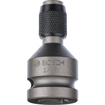 Bosch Adaptér Impact Control k nadstavcom s násuvnými kľúčmi, 1/2" vnútorný štvorhran  + DARČEK Delta Plus Zátky do uší 1 pár CONIC001