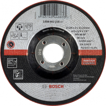Bosch Obrusovací kotúč semiflexibilný, Vibration Control, pr. 125 mm  + DARČEK Delta Plus Zátky do uší 1 pár CONIC001