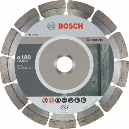 Bosch 10 ks balenie DIA kotúčov Standard for Concrete, 180 mm