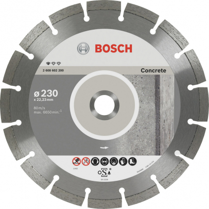 Bosch 10 ks balenie DIA kotúčov Standard for Concrete, 230 mm