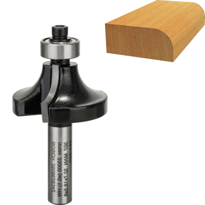 2608628342 Bosch Zaobľovacia fréza s vodiacim ložiskom, R 10 mm 3165140358033 - 
