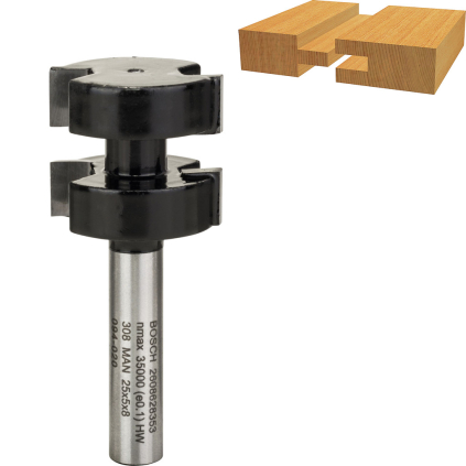 2608628353 Bosch Perodrážková fréza dvojnožová, L 5 mm 3165140358149 - 