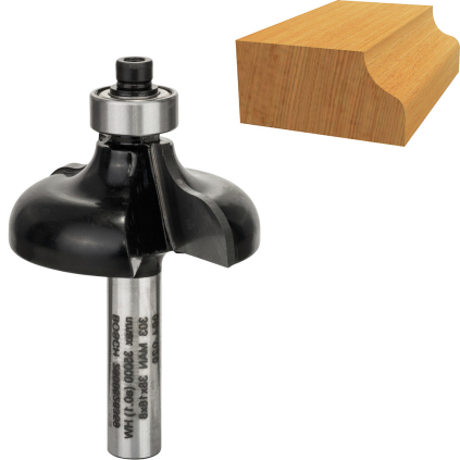 2608628359 Bosch Profilová fréza G s vodiacim guľkovým ložiskom, R 6,35 mm 3165140358200 - 