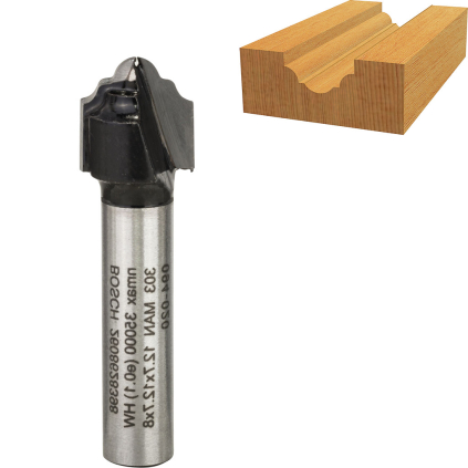 2608628398 Bosch Profilová fréza H, D 12,7 mm 3165140358590 - 