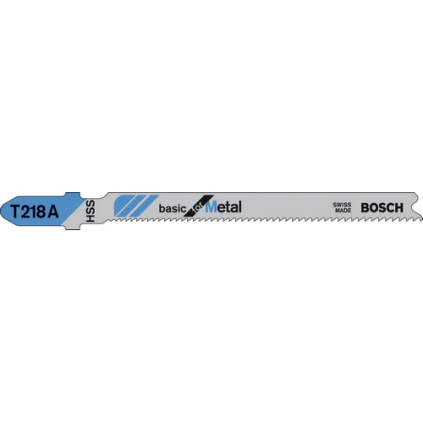 Bosch Pílové listy Basic for Metal T 218 A, 5 ks  + DARČEK Delta Plus Zátky do uší 1 pár CONIC001