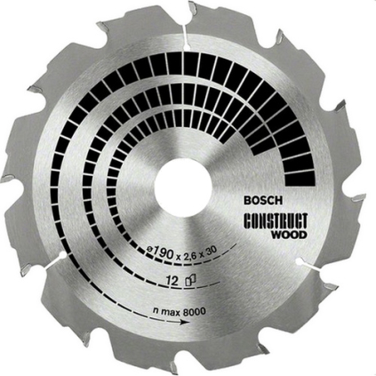 Bosch Pílový kotúč Construct Wood, pr. 160 mm, 12 zubov  + DARČEK Delta Plus Zátky do uší 1 pár CONIC001