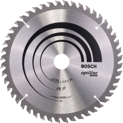 2608640727 Bosch Pílový kotúč Optiline Wood, 235 mm, 48 zubov 3165140195010 - 