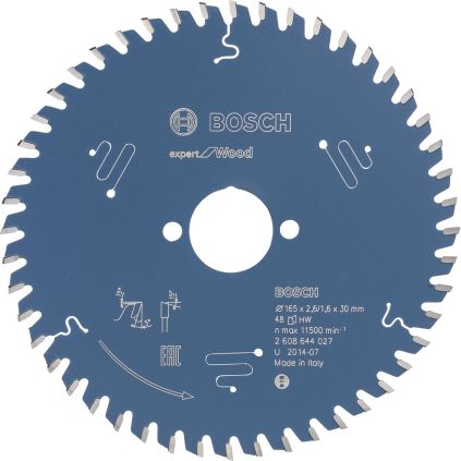 2608644027 Bosch Pílový kotúč Expert for Wood, pr. 165 mm, otvor 30 mm, 48 zubov 3165140795937 - 