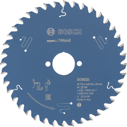2608644028 Bosch Pílový kotúč Expert for Wood, pr. 170 mm, 40 zubov 3165140795944 - 