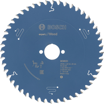 2608644053 Bosch Pílový kotúč Expert for Wood, pr. 200 mm, otvor 30 mm, 48 zubov 3165140796194 - 
