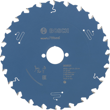 2608644054 Bosch Pílový kotúč Expert for Wood, pr. 200 mm, otvor 32 mm, 24 zubov 3165140796200 - 