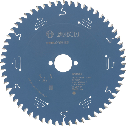 2608644057 Bosch Pílový kotúč Expert for Wood, pr. 210 mm, 56 zubov, b1 2,4 mm 3165140796231 - 