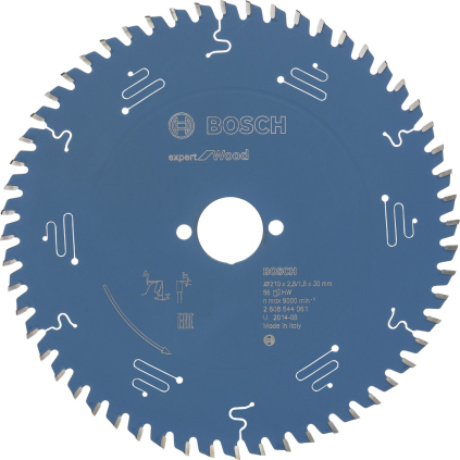2608644061 Bosch Pílový kotúč Expert for Wood, pr. 210 mm, 56 zubov, b1 2,8 mm 3165140796279 - 
