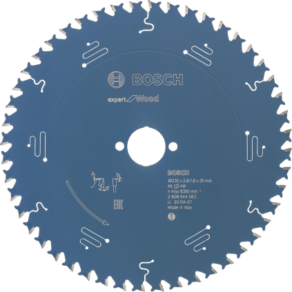 2608644063 Bosch Pílový kotúč Expert for Wood, pr. 230 mm, 48 zubov 3165140796293 - 