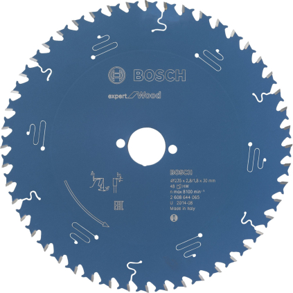2608644065 Bosch Pílový kotúč Expert for Wood, pr. 235 mm, 48 zubov 3165140796316 - 