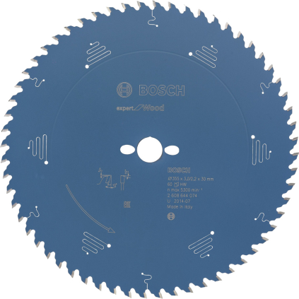 2608644074 Bosch Pílový kotúč Expert for Wood, pr. 355 mm, 60 zubov 3165140796408 - 