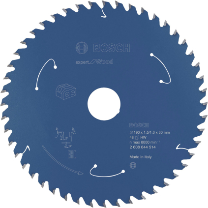 2608644514 Bosch Pílový kotúč tenký Expert for Wood, 190 mm, 48 zubov 3165140957441 - 