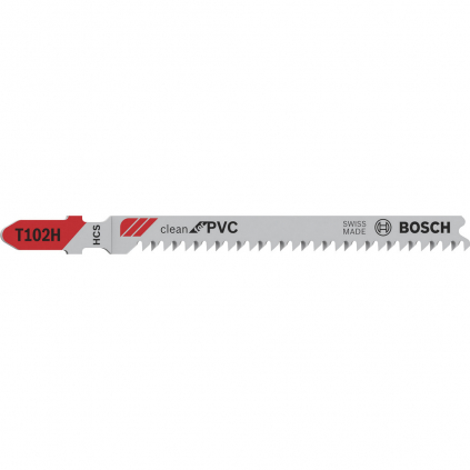 Bosch Pílové listy Clean for PVC, T 102 H, 5 ks  + DARČEK Delta Plus Zátky do uší 1 pár CONIC001