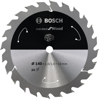 Bosch Pílový kotúč Standard for Wood, 140 mm, otvor 10 mm  + DARČEK Delta Plus Zátky do uší 1 pár CONIC001