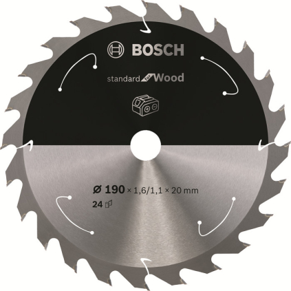Bosch Pílový kotúč Standard for Wood, 190 mm, otvor 20 mm  + DARČEK Delta Plus Zátky do uší 1 pár CONIC001