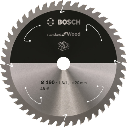 Bosch Pílový kotúč Standard for Wood, 190 mm, 48 zubov  + DARČEK Delta Plus Zátky do uší 1 pár CONIC001