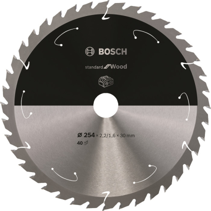 Bosch Pílový kotúč Standard for Wood, 254 mm, 40 zubov  + DARČEK Delta Plus Zátky do uší 1 pár CONIC001