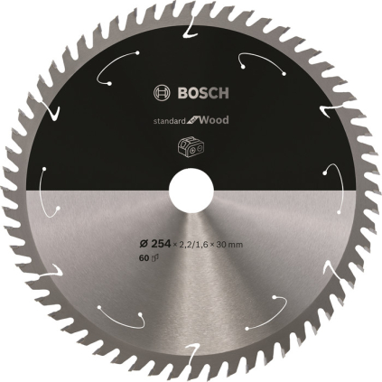 Bosch Pílový kotúč Standard for Wood, 254 mm, 60 zubov  + DARČEK Delta Plus Zátky do uší 1 pár CONIC001