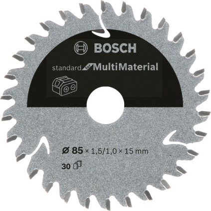 Bosch Pílový kotúč Standard for Multi Material, 85 mm, 30 zubov  + DARČEK Delta Plus Zátky do uší 1 pár CONIC001