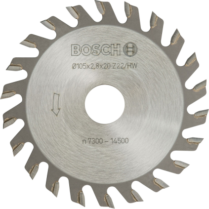 Bosch Kotúčová fréza pr. 105 mm, otvor 20 mm, 22 zubov