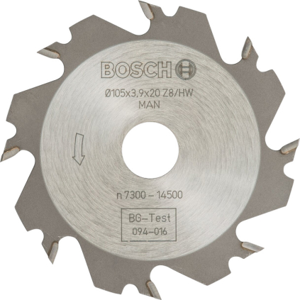 Bosch Kotúčová fréza pr. 105 mm, otvor 20 mm, 8 zubov  + DARČEK Delta Plus Zátky do uší 1 pár CONIC001