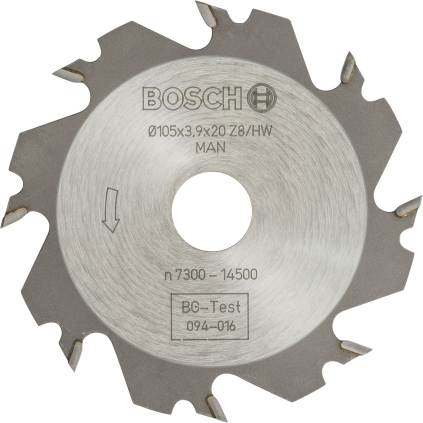 Bosch Kotúčová fréza pr. 105 mm, otvor 20 mm, 8 zubov