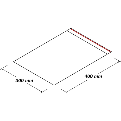 USST230 Uzatvárateľné ZIP sáčky 300x400mm  - 