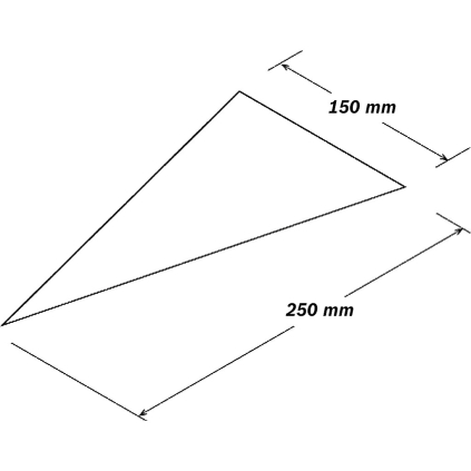 CVCK010 Celofánové kornúty 150x250mm  - 