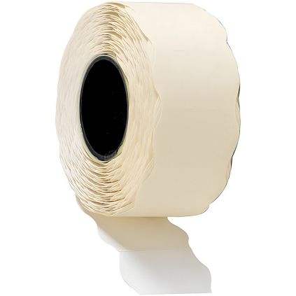 ETCE010 Cenové etikety biele, 12x26mm  - 