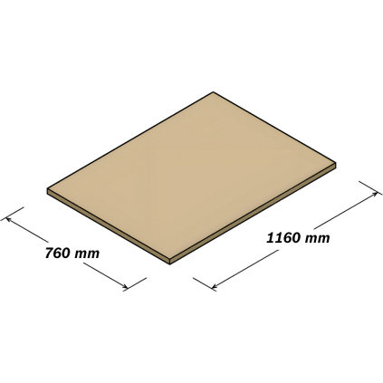 VLKP030 Kartonové preložky 3-vrstvové, 760x1160mm  - 