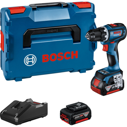 06019K6003 Bosch Akumulátorový vŕtací skrutkovač GSR 18V-90 C, L-Boxx, 2x aku 4,0 Ah 4059952617220 - 