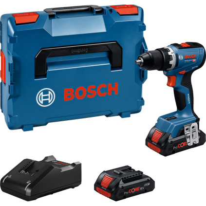 06019N3206 Bosch Akumulátorový vŕtací skrutkovač GSR 18V-65, L-Boxx, 2x aku ProCORE 4 Ah 4053423321586 - 